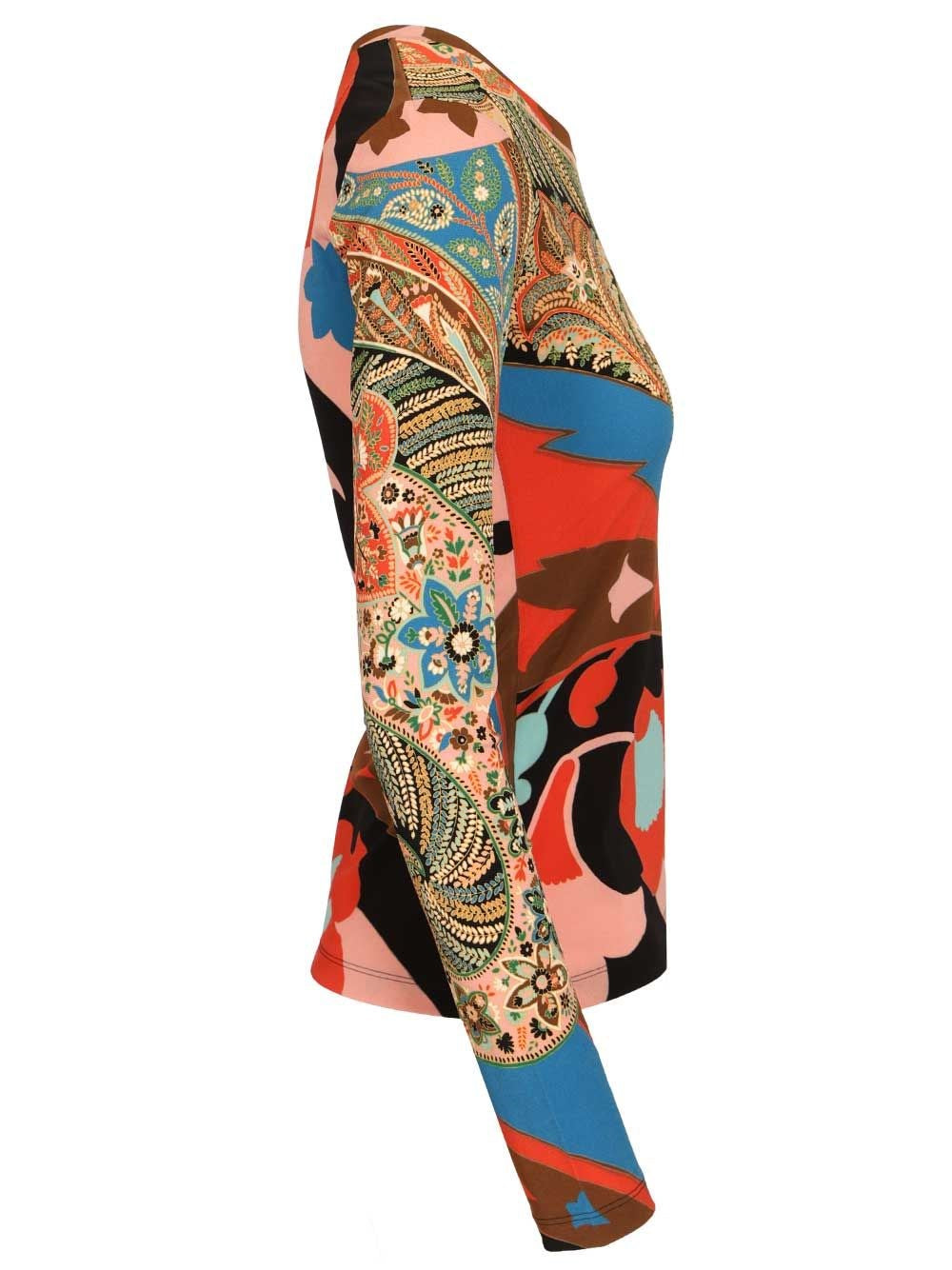 Etro Women Long-Sleeved Top With Paisley Print ETRO