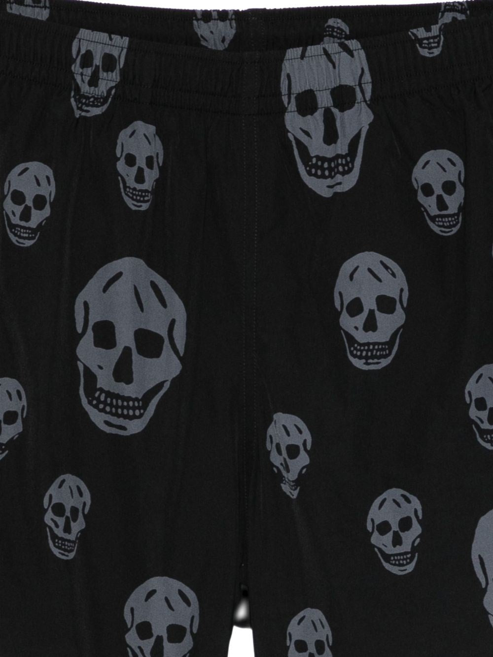 Mcqueen Men Swim Shorts With Skull Motif ALEXANDER MCQUEEN
