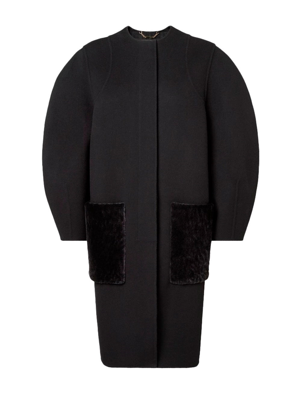 Fendi Women `Ff` Double Wool Overcoat FENDI