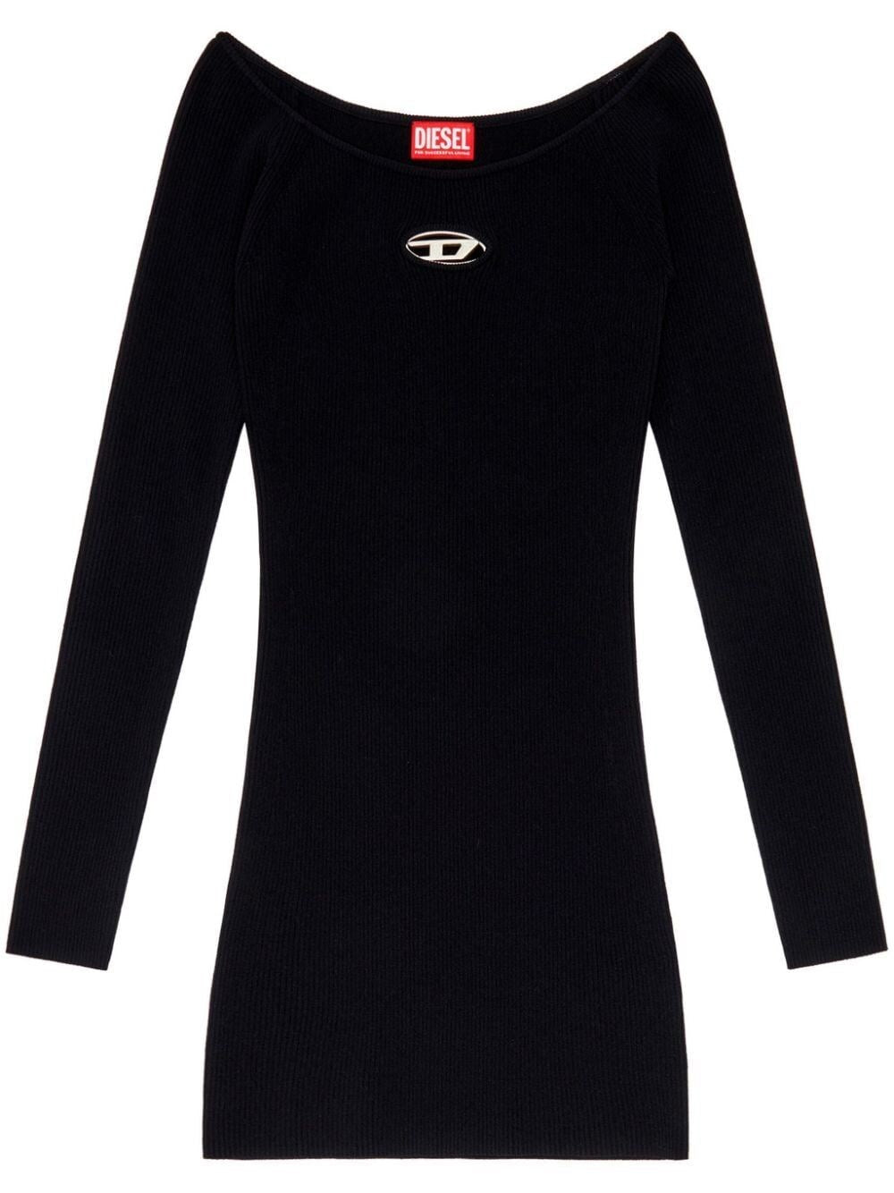 Diesel Women `M-Vera` Off-The-Shoulder Dress In Ribbed Knit DIESEL