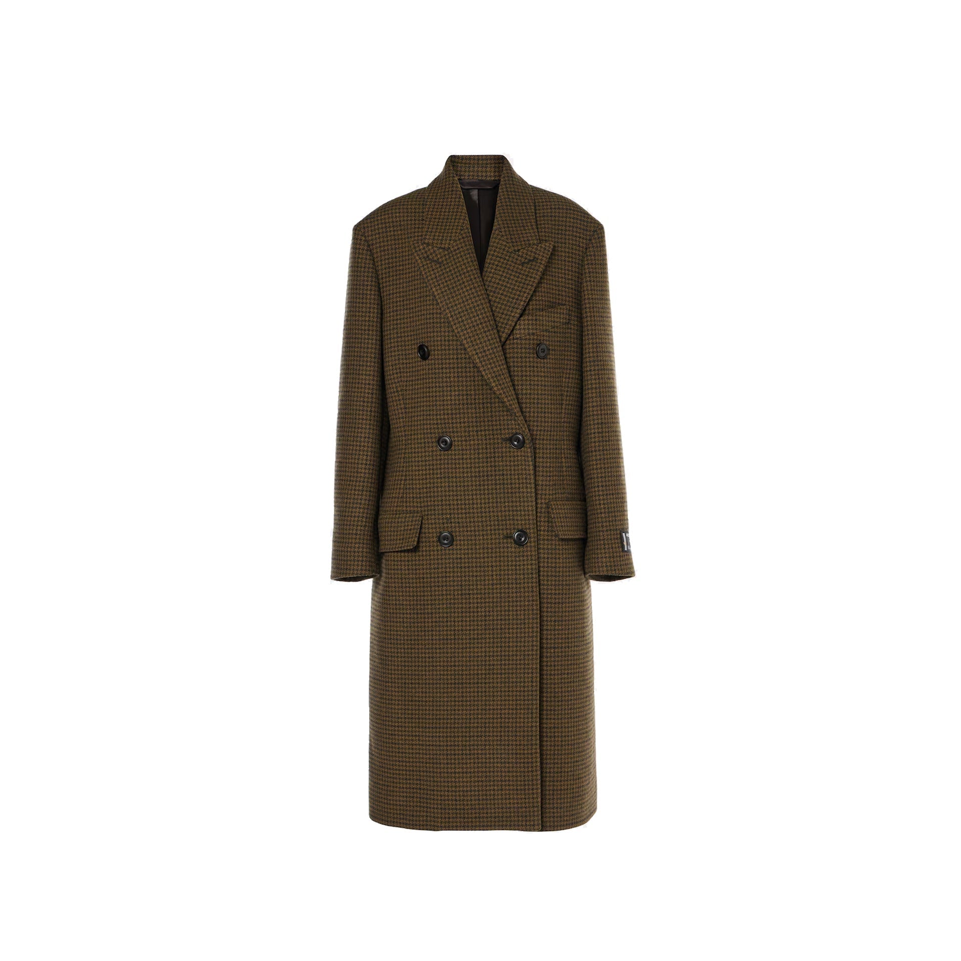 Acne Studios Checked Double-Breasted Wool Blend Coat Women ACNE STUDIOS
