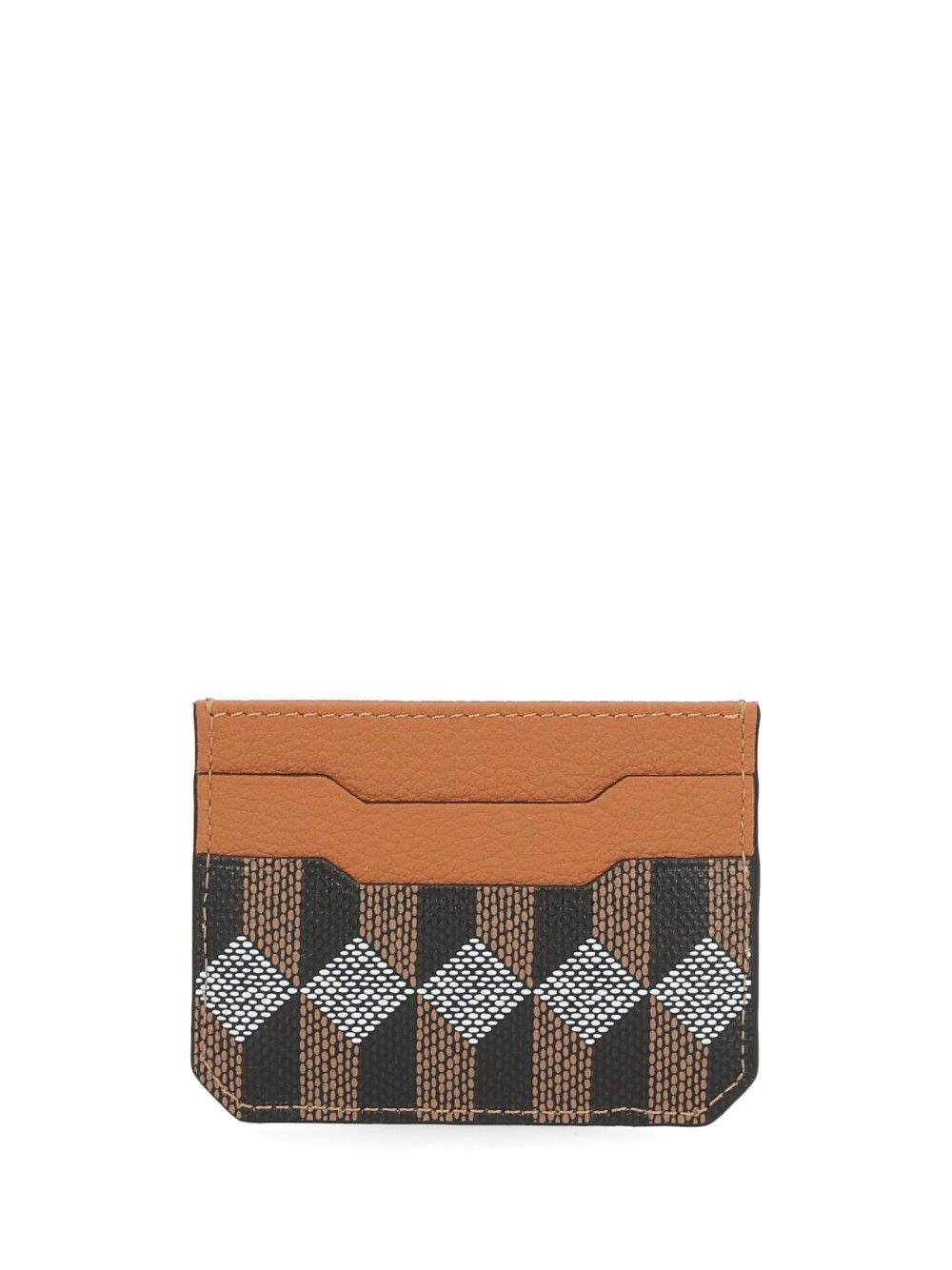 Au Depart Women Printed Leather Card Holder AU DEPART
