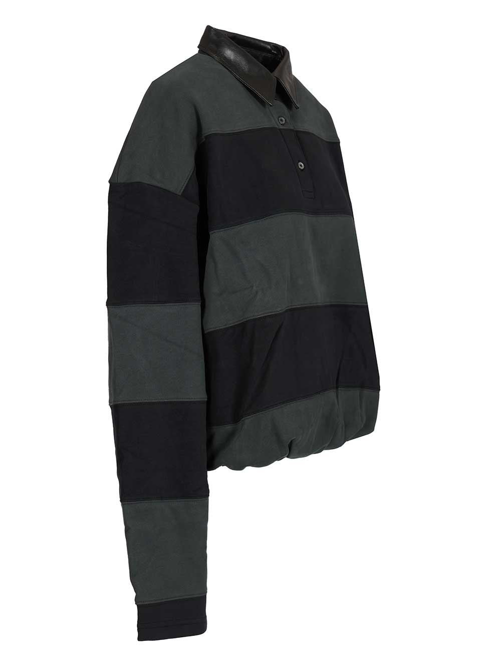 Acne Studios Women Striped Polo Sweater ACNE STUDIOS