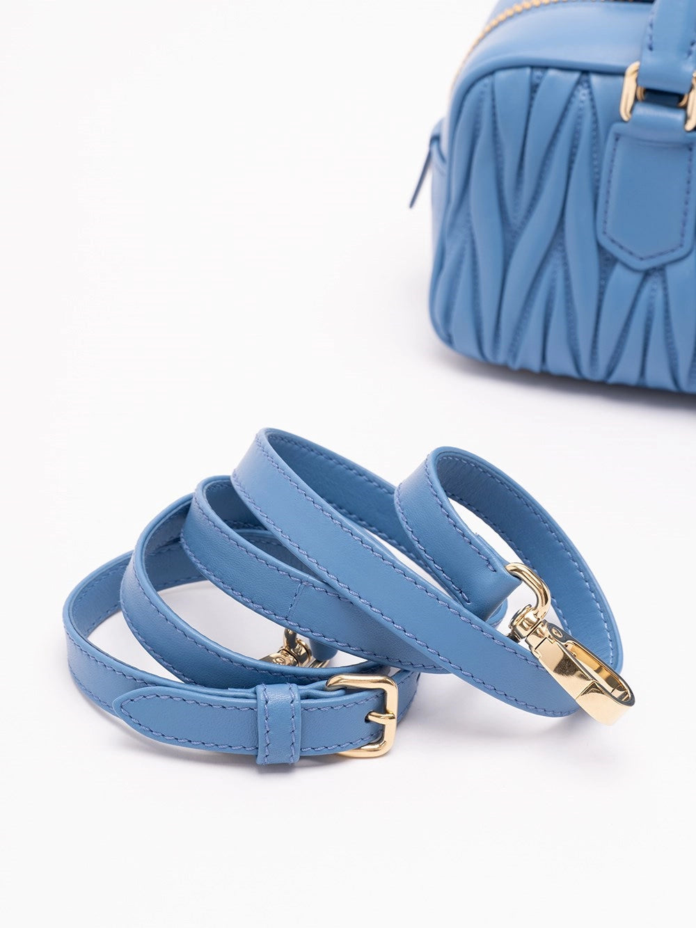 Miu Miu Women `Arcadie` Matelassé Nappa Leather Bag MIU MIU