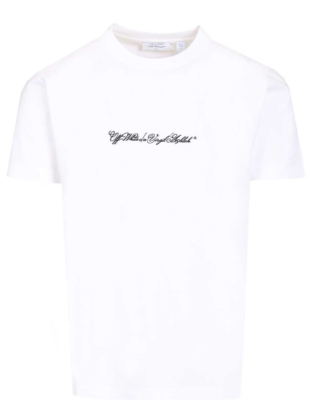 Off-White Men Scrip Arrow T-Shirt OFF-WHITE