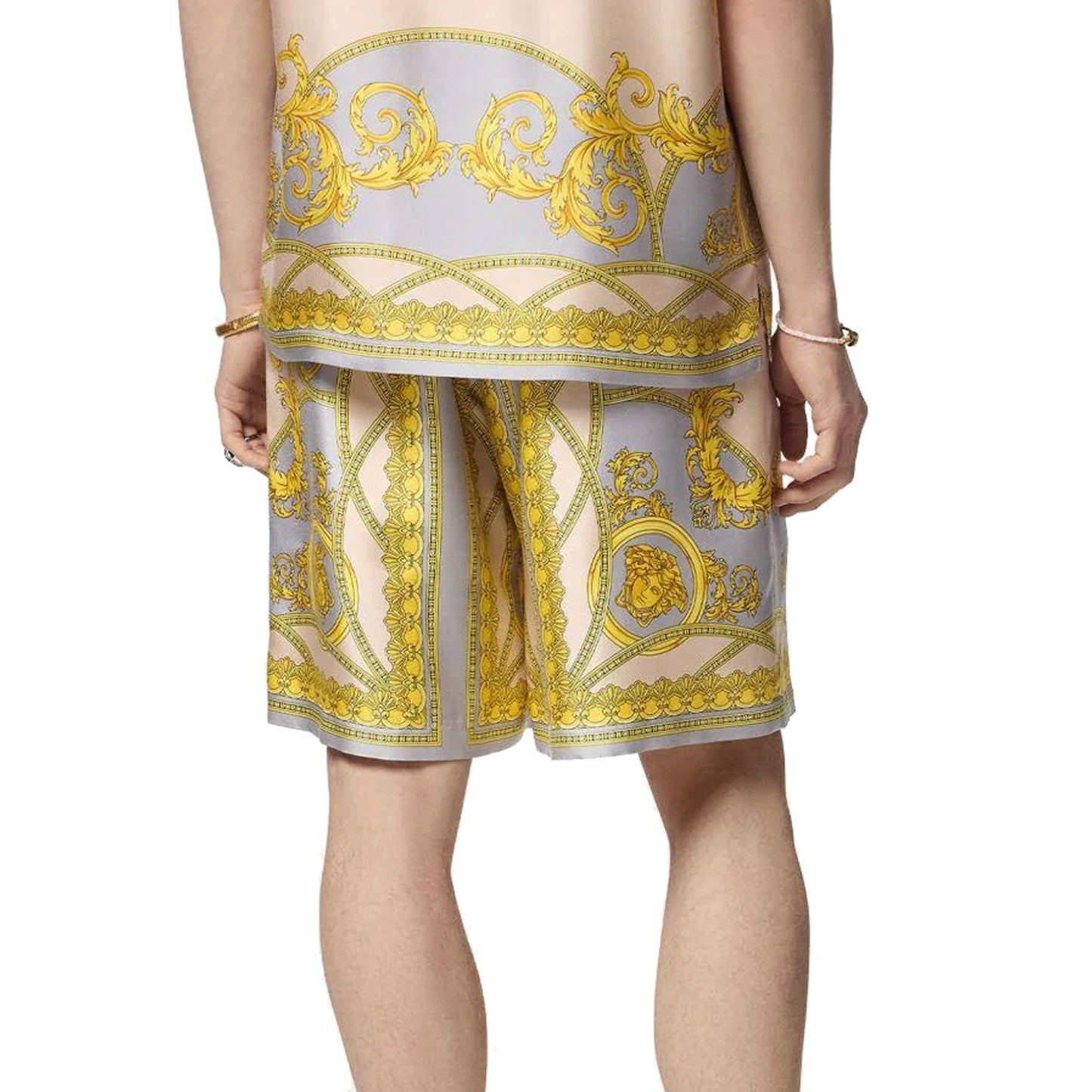Versace La Coupe Des Dieux Silk Shorts Men VERSACE
