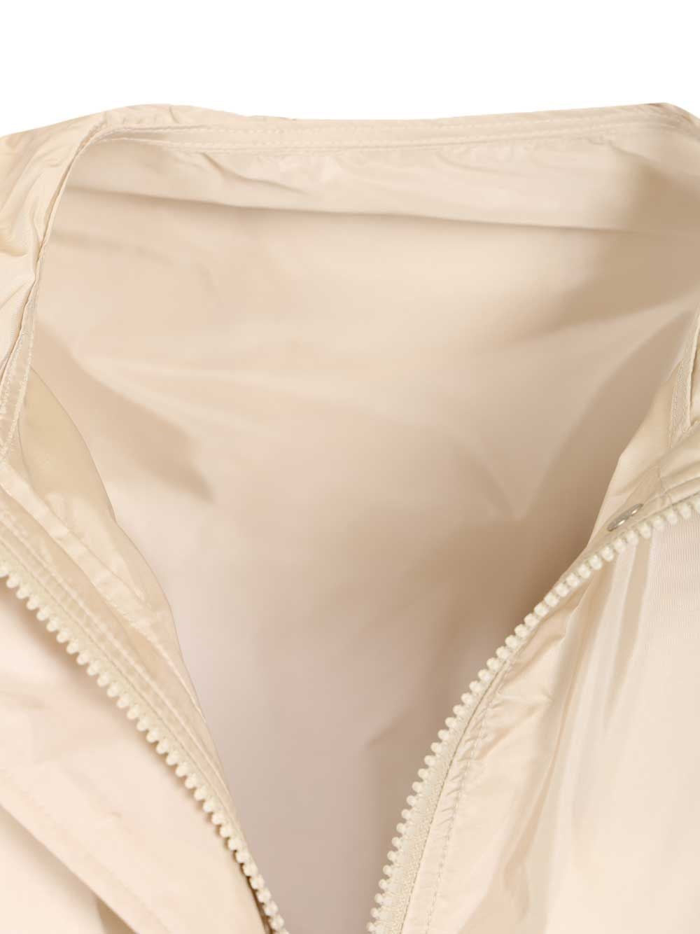 Moncler Women Weteau Waterproof Jacket With Hood And Ruffles MONCLER