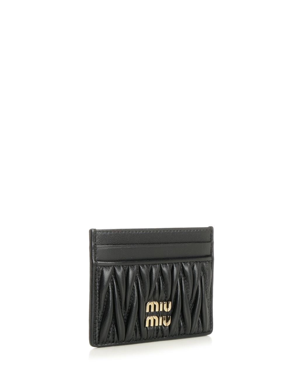 Miu Miu Women Quilted Card Holder MIU MIU