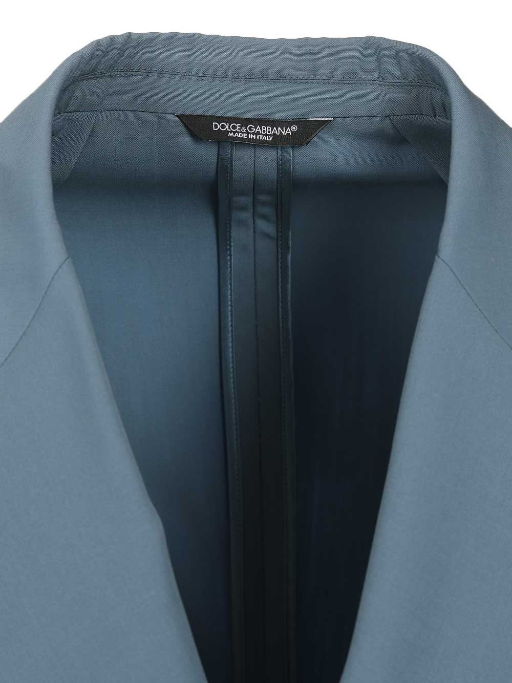 Dolce & Gabbana Men Double-Breasted Wool Poplin Jacket DOLCE & GABBANA