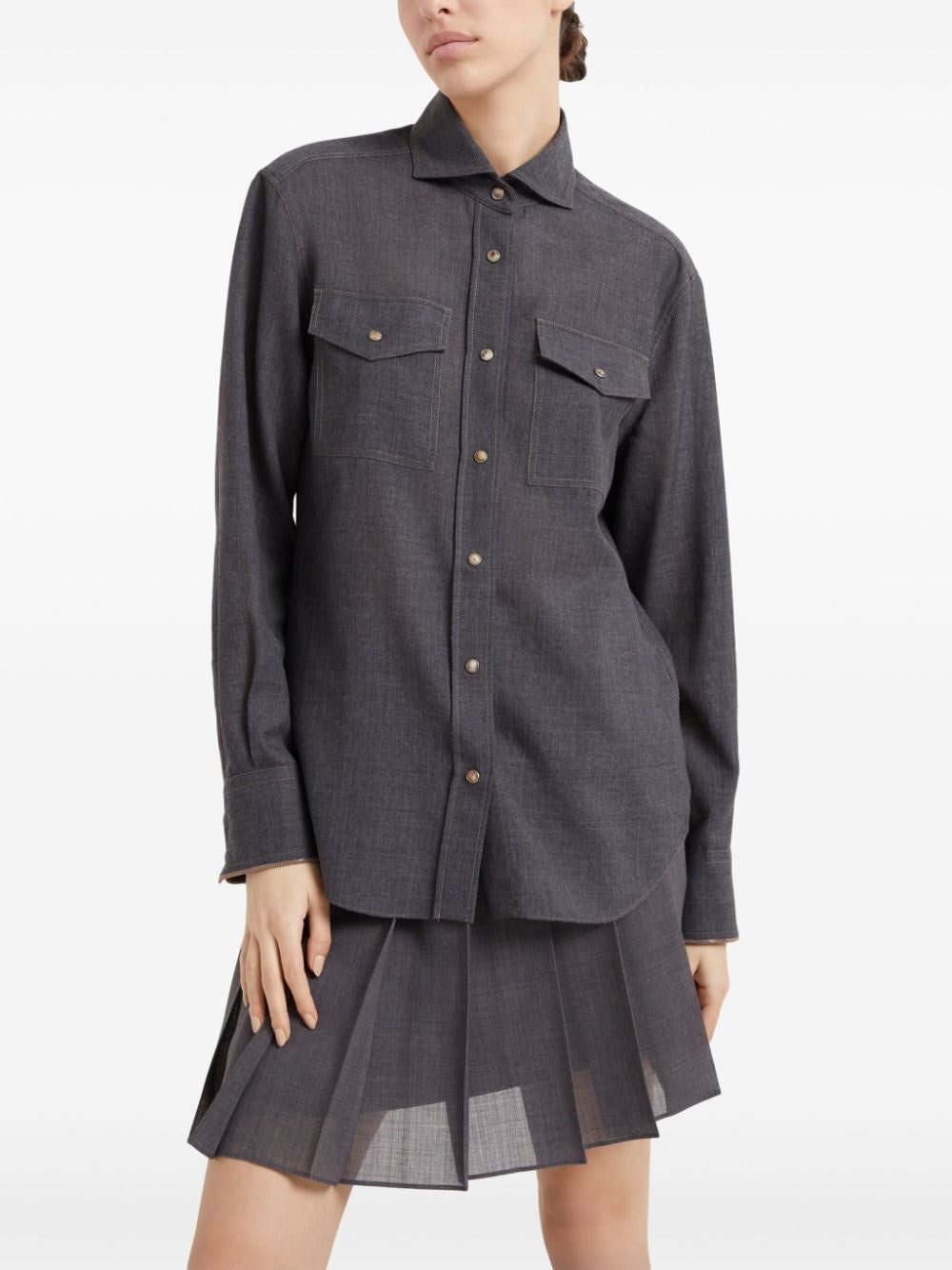 Brunello Cucinelli Women Long Sleeve Shirt BRUNELLO CUCINELLI
