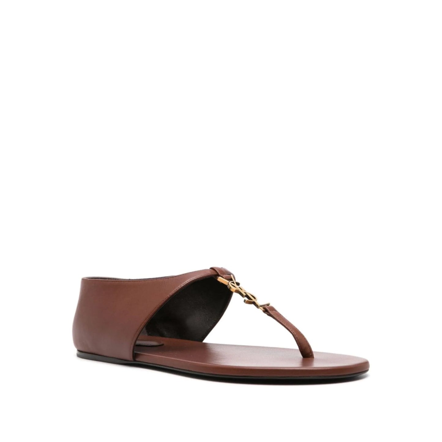 Saint Laurent Cassandra Logo Plaque Sandals Women SAINT LAURENT