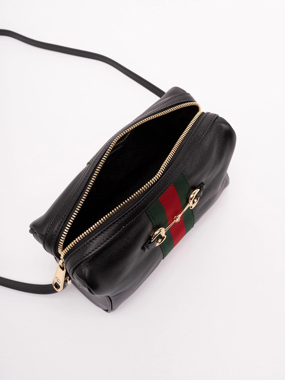 Gucci Women Horsebit Web Crossbody Bag GUCCI