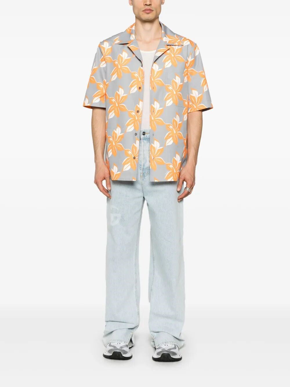 Gucci Men `Twist Fl On Pop` Print Shirt GUCCI