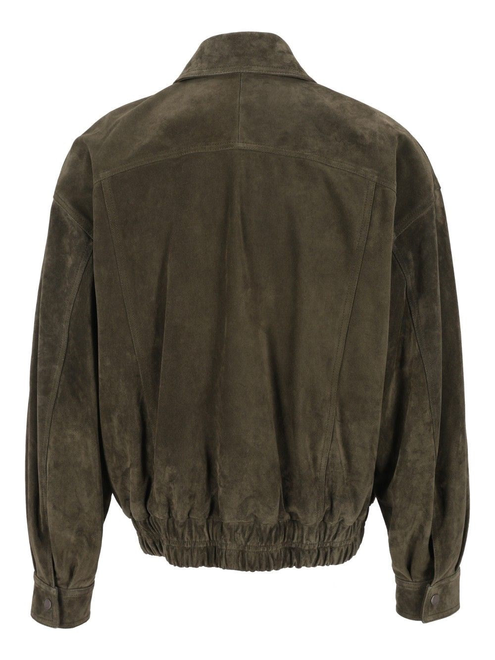 Saint Laurent Men Vintage Split Leather Bomber Jacket SAINT LAURENT
