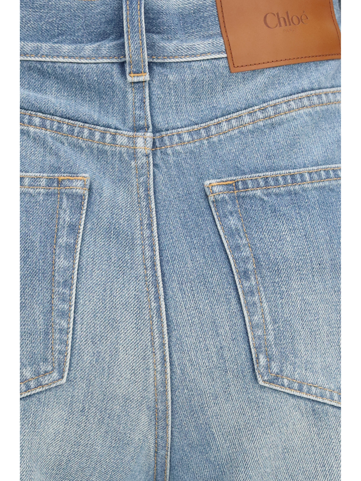 Chloé Women High-Rise Wide-Leg Denim Jeans CHLOE