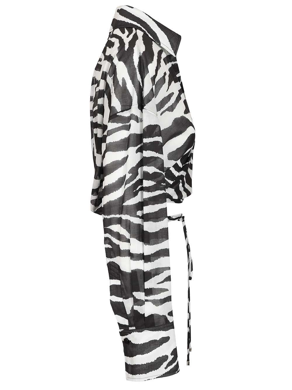 The Attico Women Animal Print Shirt THE ATTICO