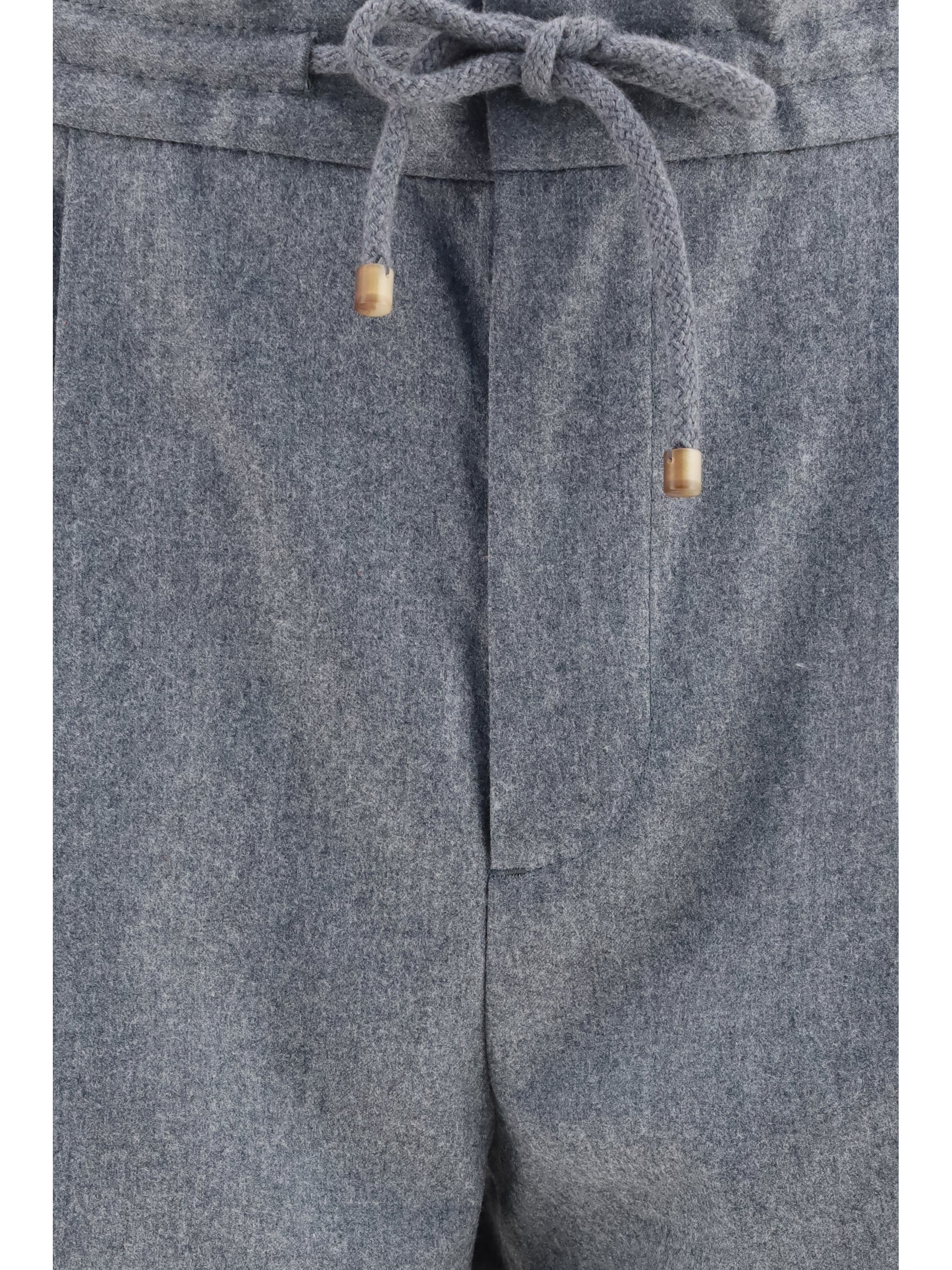 Brunello Cucinelli Men Virgin Wool Pants BRUNELLO CUCINELLI