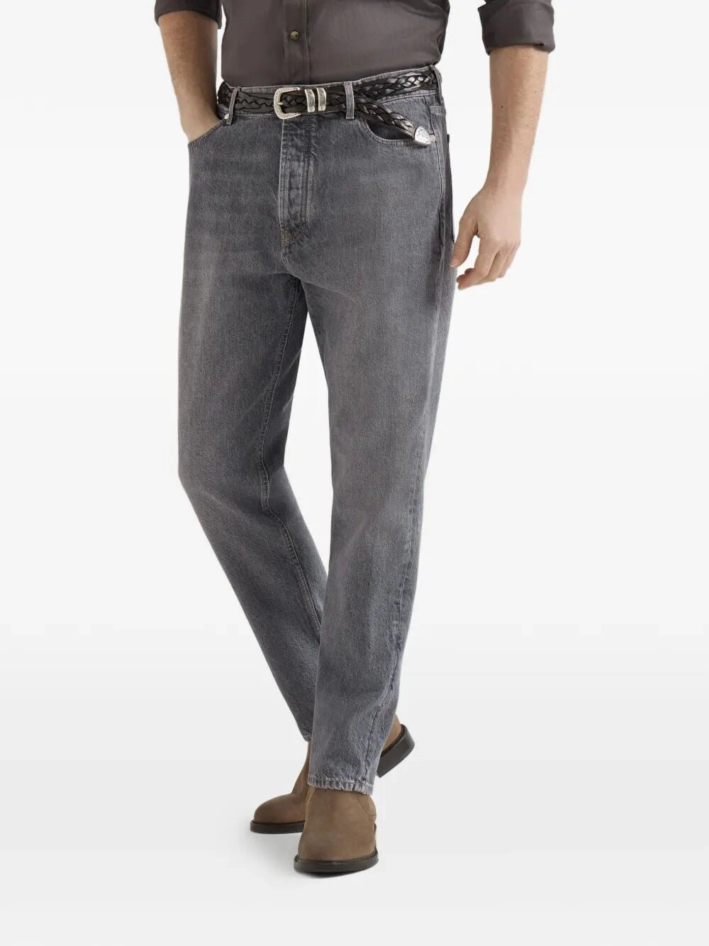 Brunello Cucinelli Men Denim Pants BRUNELLO CUCINELLI