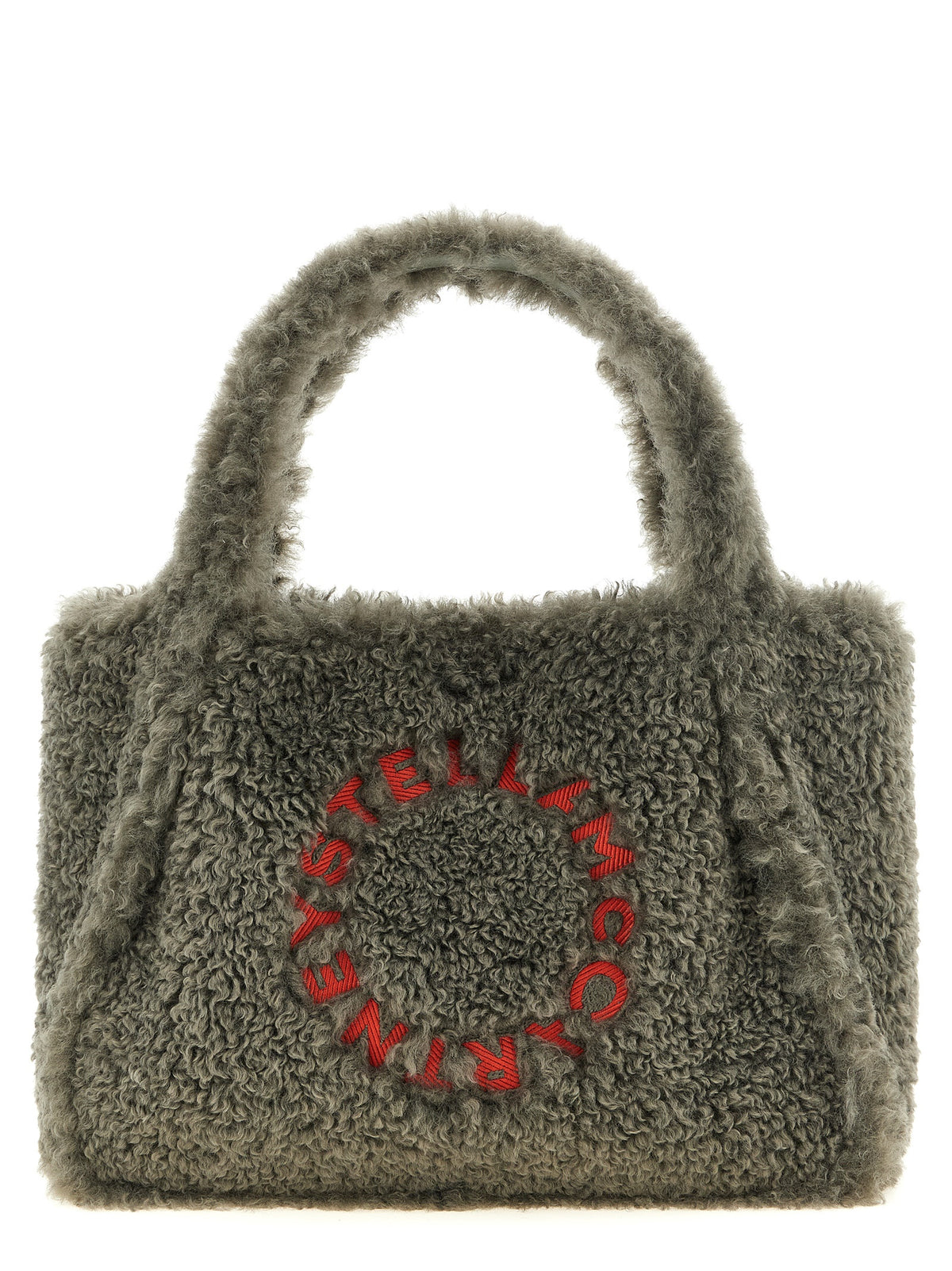 Stella Mccartney Women Shearling Logo Shopping Bag STELLA MCCARTNEY
