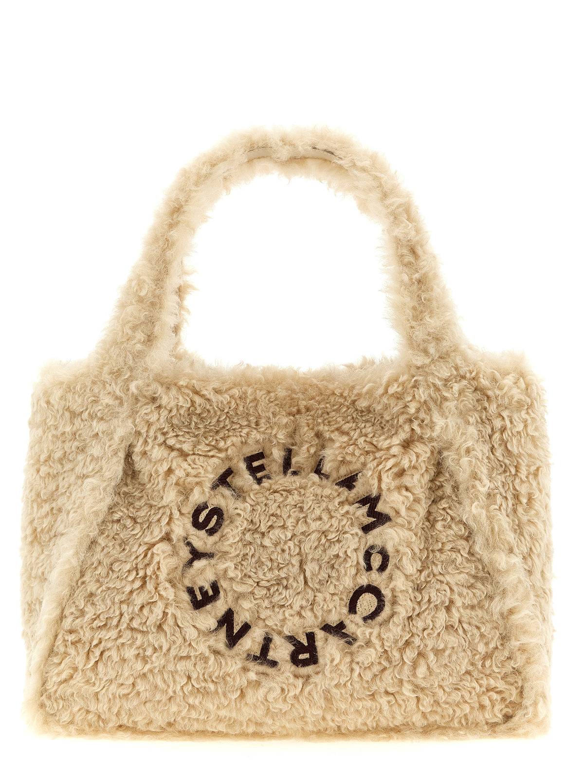 Stella Mccartney Women Shearling Logo Shopping Bag STELLA MCCARTNEY