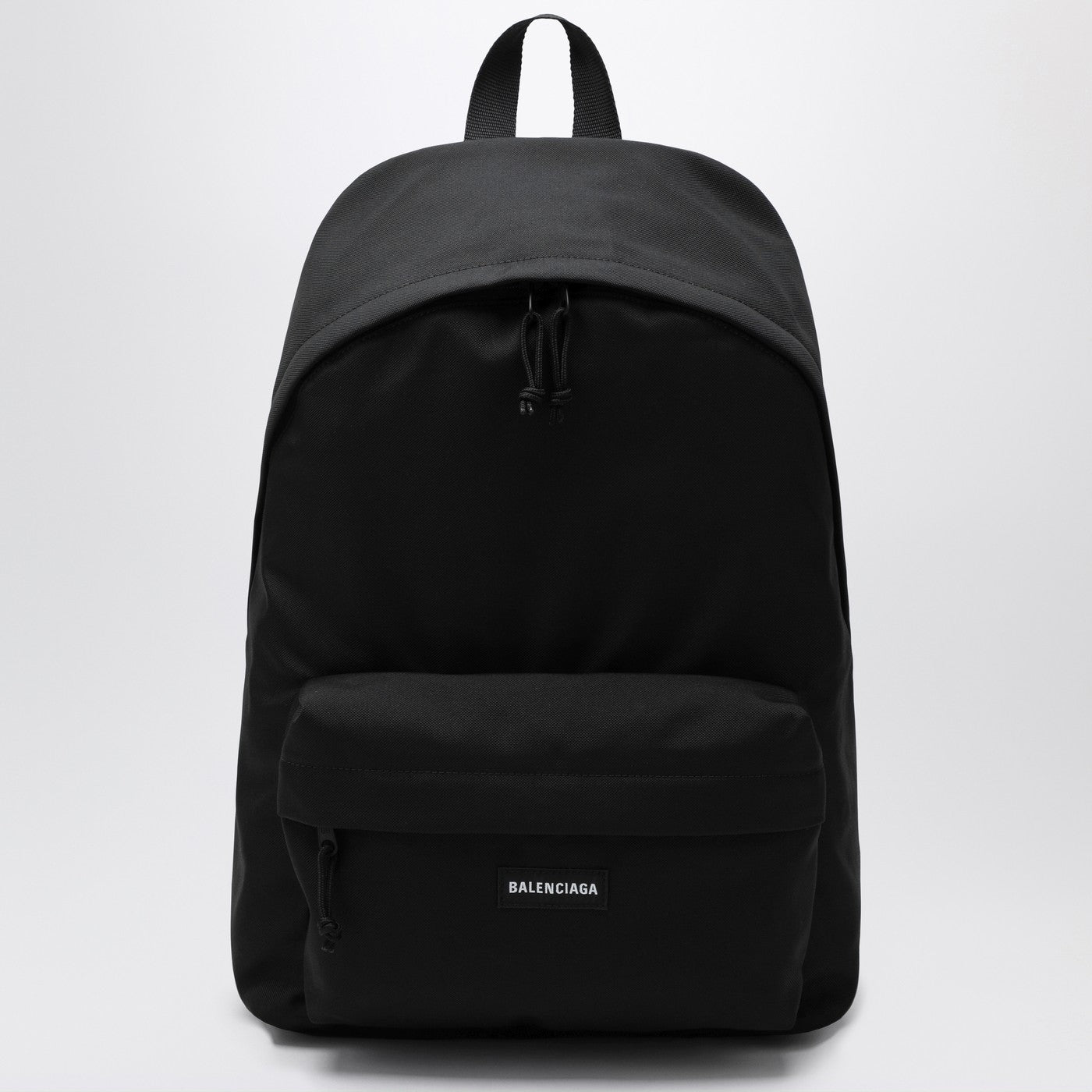 Balenciaga Black Explorer Backpack With Logo Patch Men BALENCIAGA