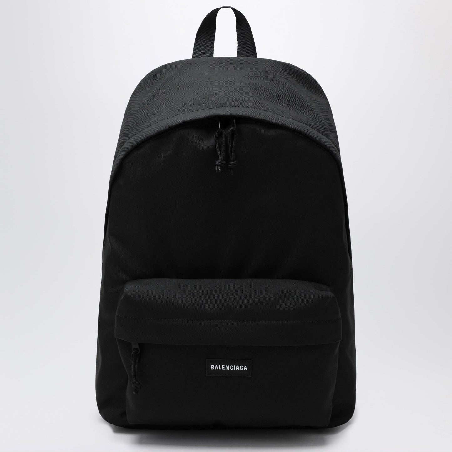 Balenciaga Black Explorer Backpack With Logo Patch Men BALENCIAGA