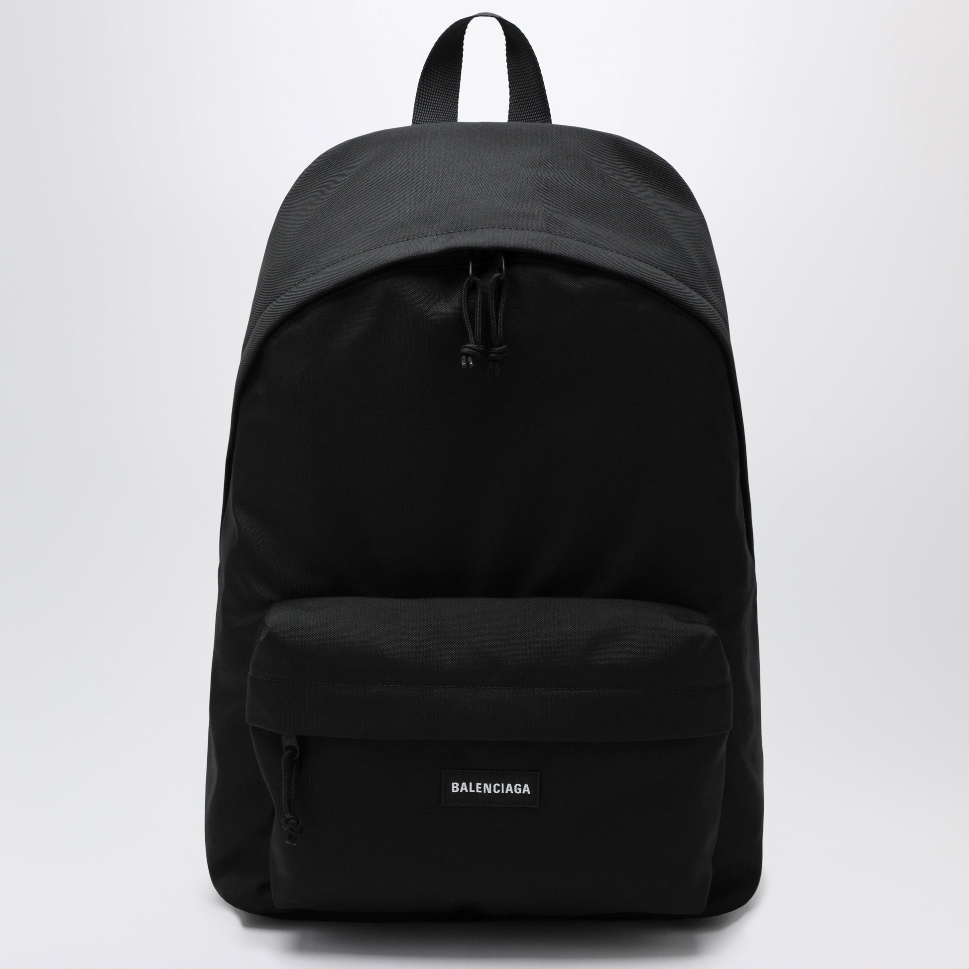 Balenciaga Black Explorer Backpack With Logo Patch Men BALENCIAGA
