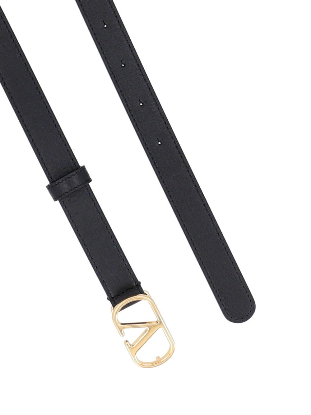 Valentino Garavani Women Vlogo Signature Leather Belt VALENTINO GARAVANI