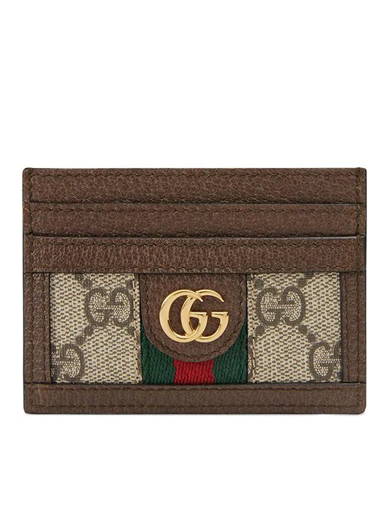 Gucci Women Ophidia Card Holder In Gg Supreme GUCCI