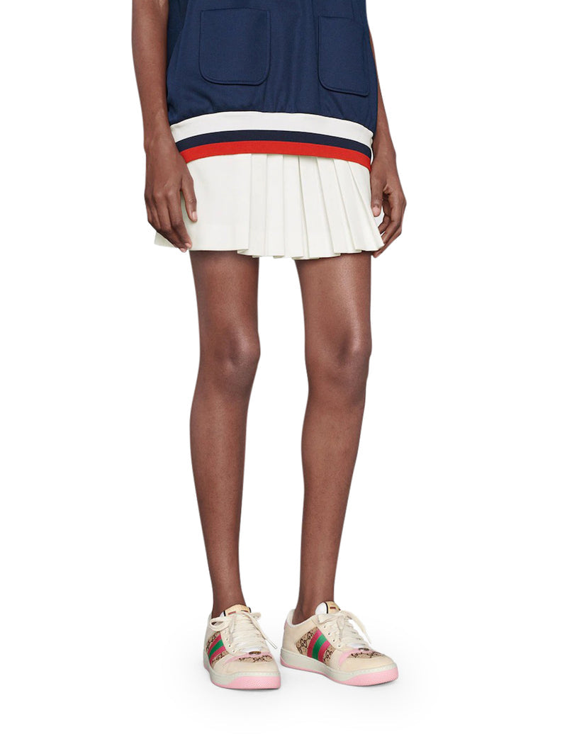 Gucci Women Screener Sneakers With Crystals GUCCI