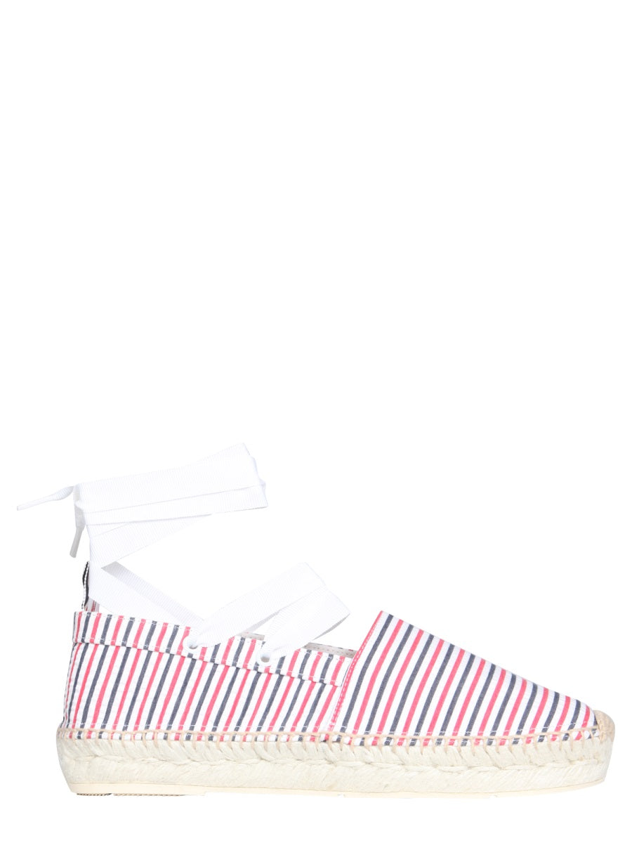Thom Browne Women Seersucker Cotton Espadrilles THOM BROWNE