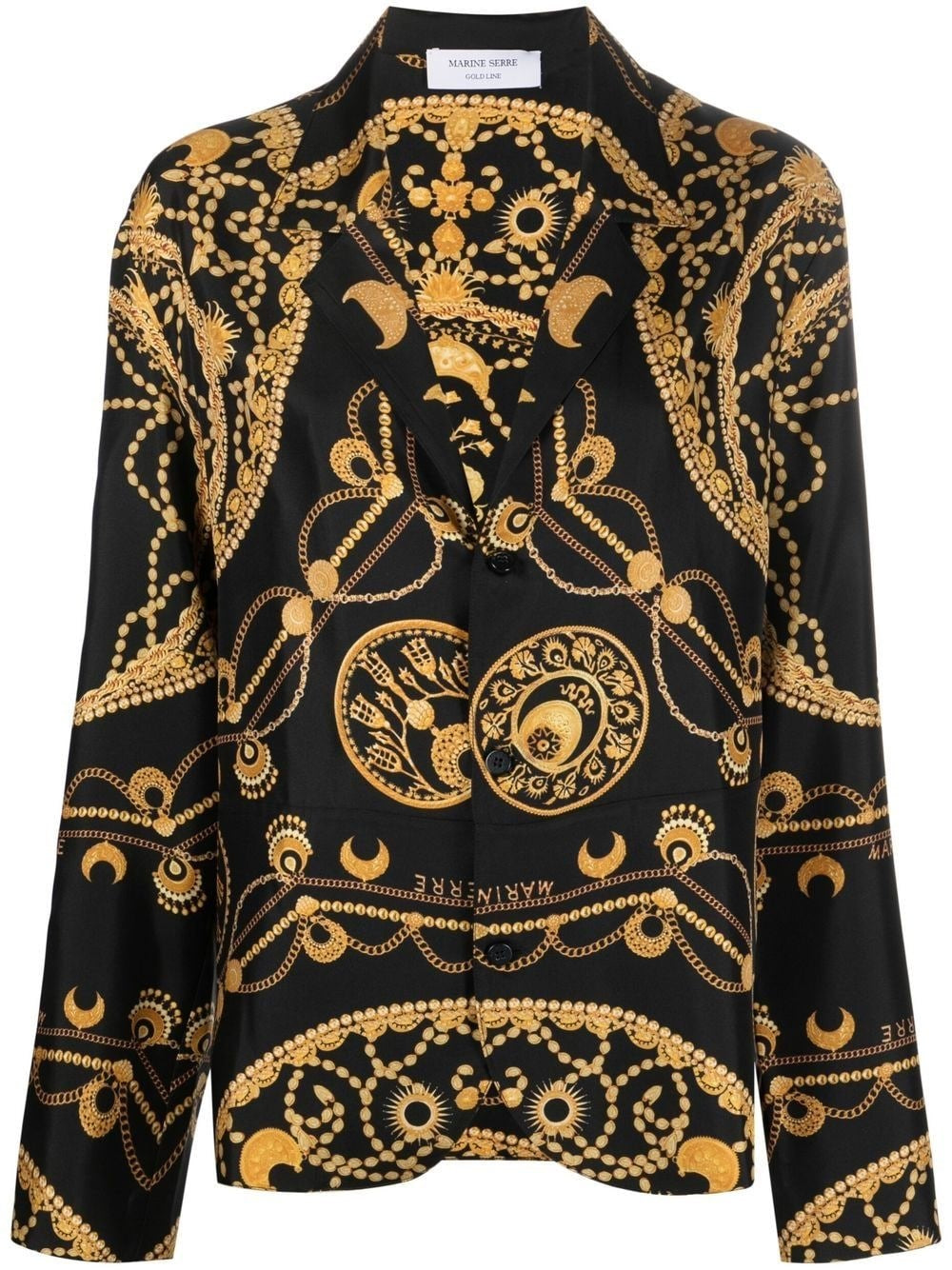Marine Serre Women "Ornament Jewelry" Shirt MARINE SERRE