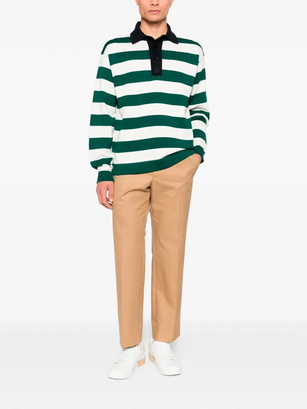 Gucci Men Long Sleeve Polo GUCCI