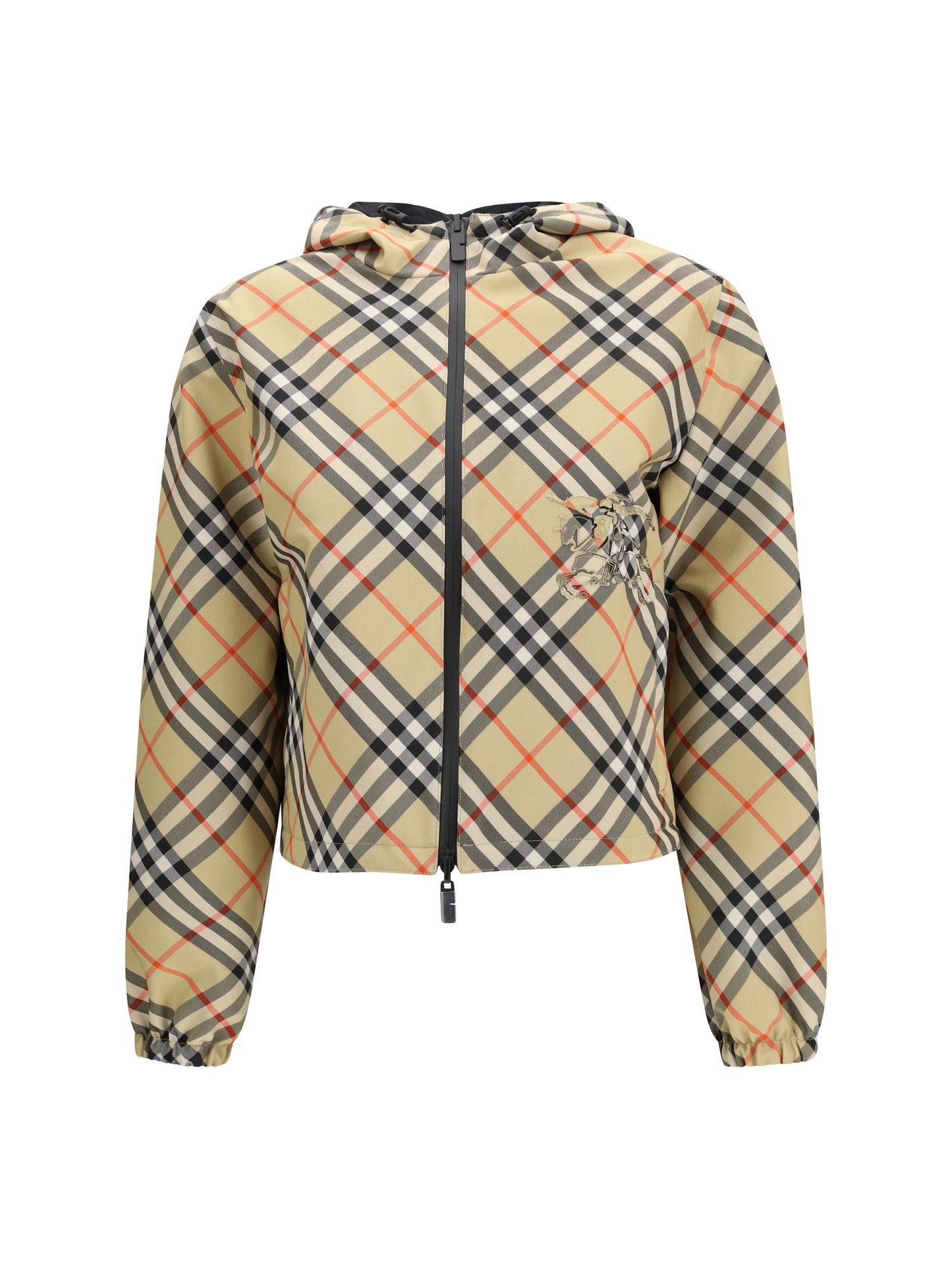 Burberry Women Reversible Cropped Check Jacket BURBERRY