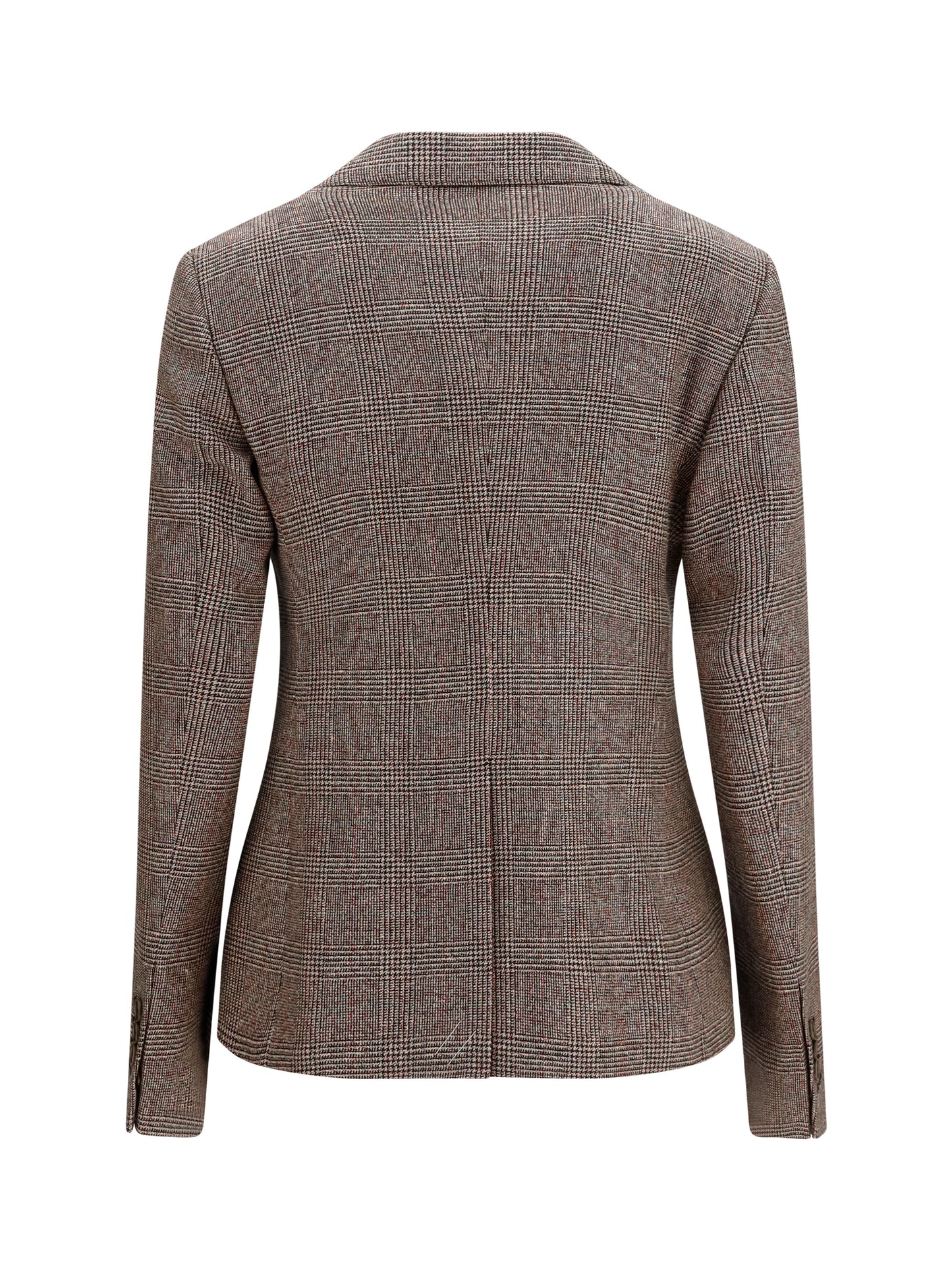 Burberry Women Single-Breasted Wool And Linen Blazer BURBERRY