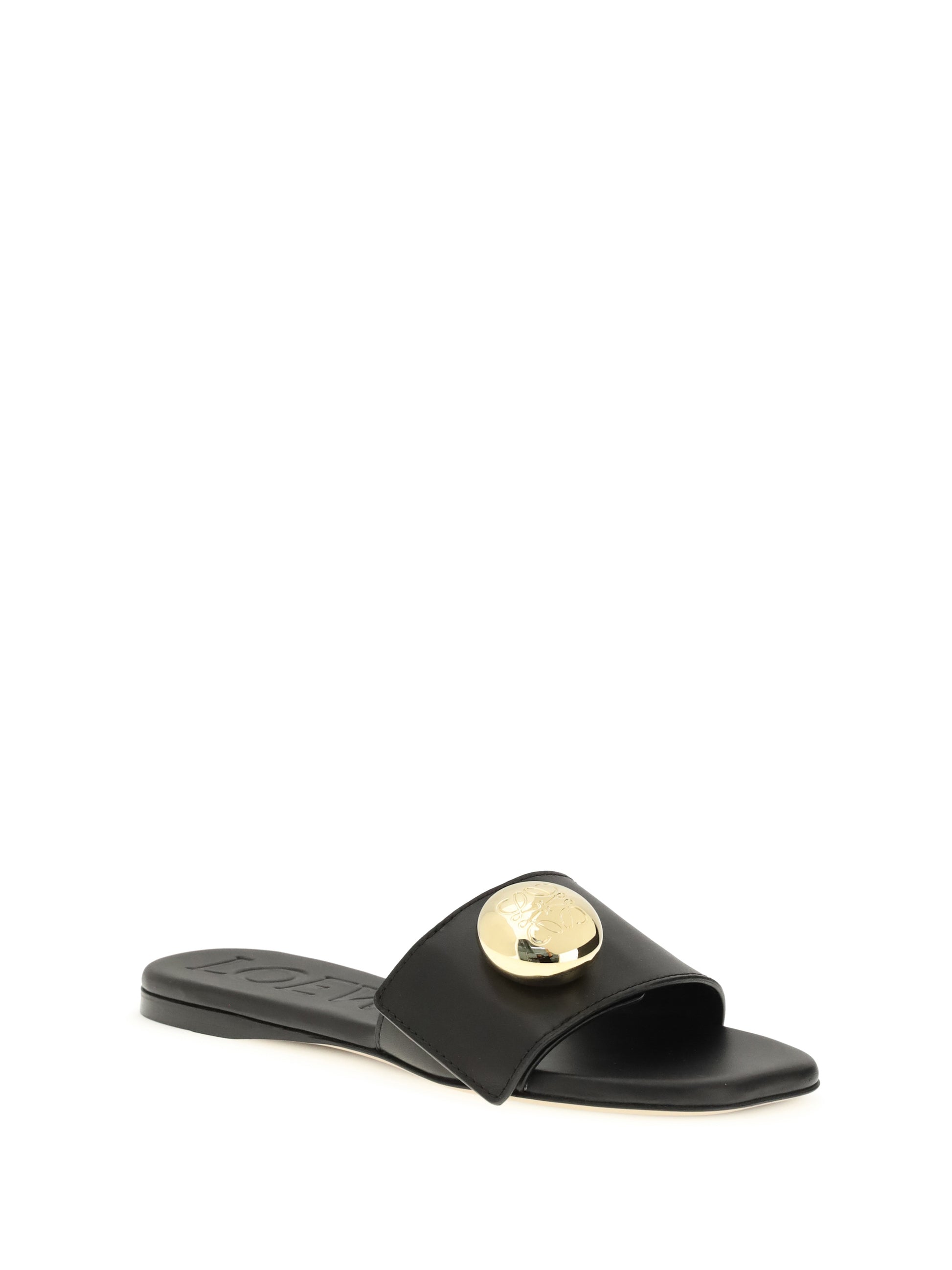 Loewe Women Pebble Slide Sandals LOEWE