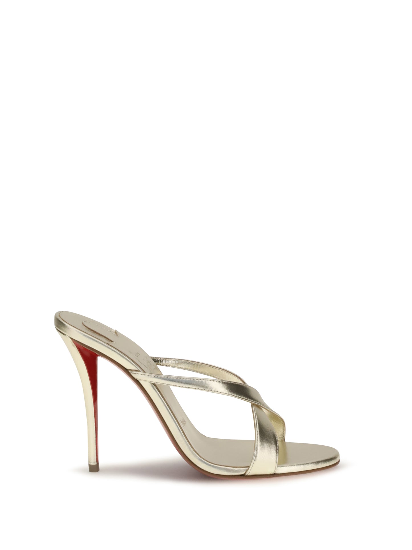 Christian Louboutin Women Mulazee Cross Mule Sandals CHRISTIAN LOUBOUTIN