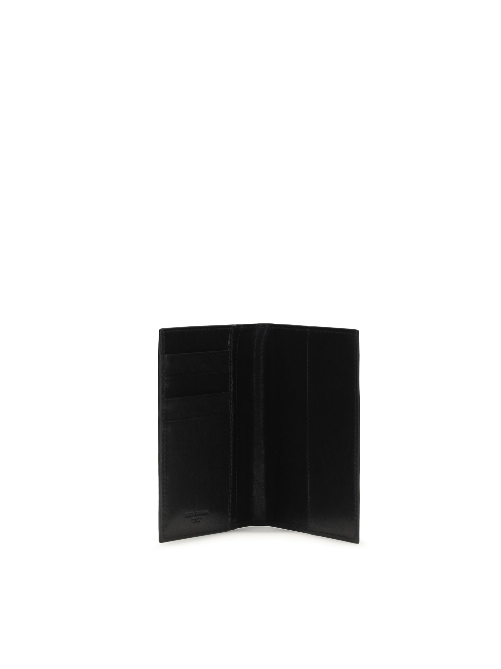 Dolce & Gabbana Men Leather Passport Holder DOLCE & GABBANA