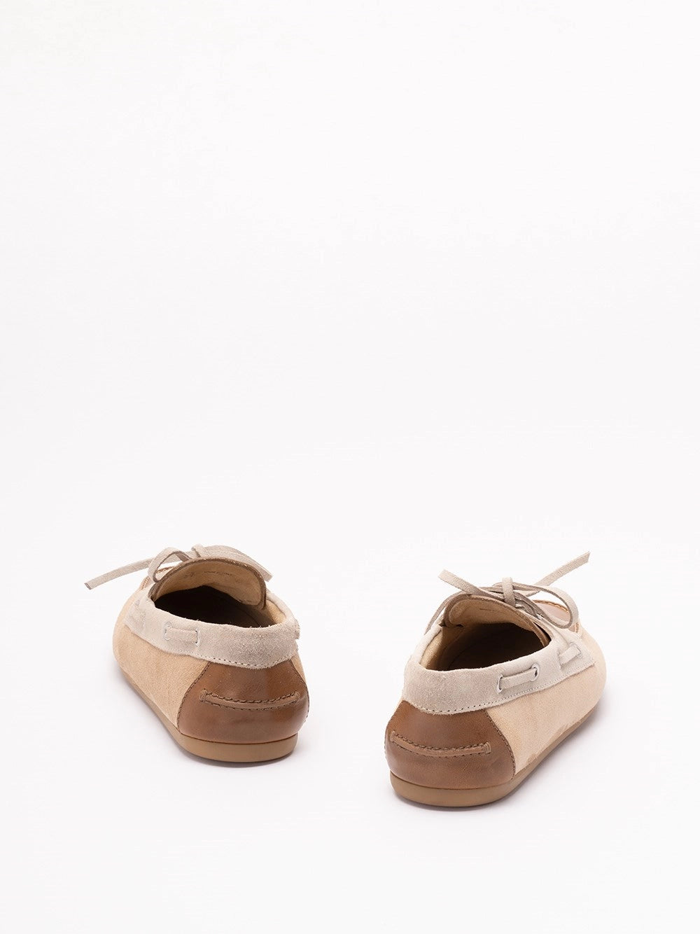 Miu Miu Women Suede And Leather Boat Shoes MIU MIU