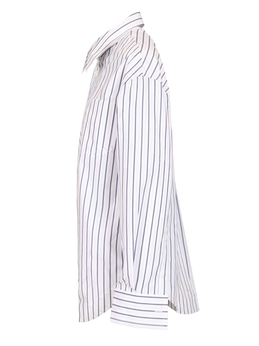Ami Women Wide Striped Shirt AMI PARIS