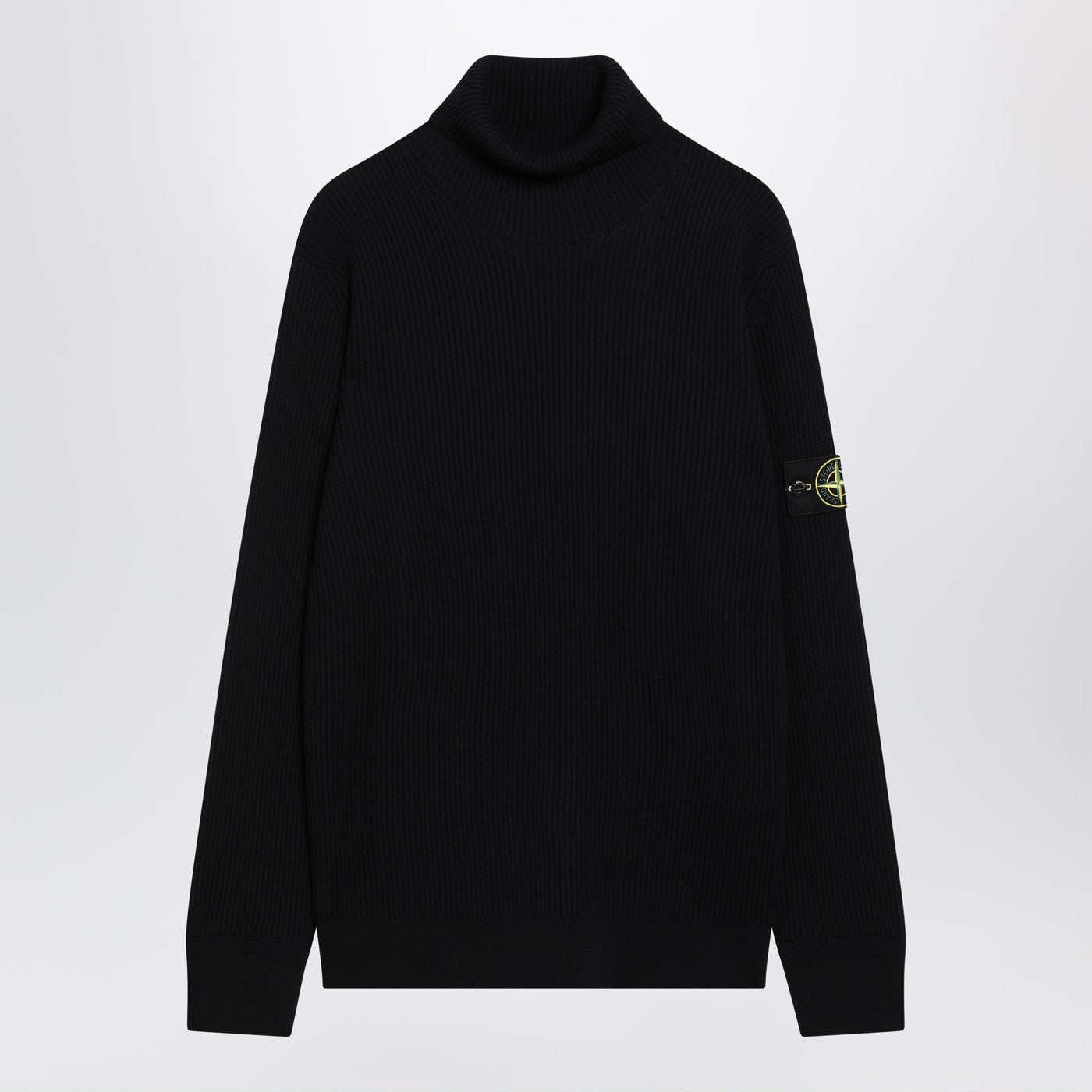 Stone Island Navy Blue Turtleneck Sweater With Regular Fit Men STONE ISLAND