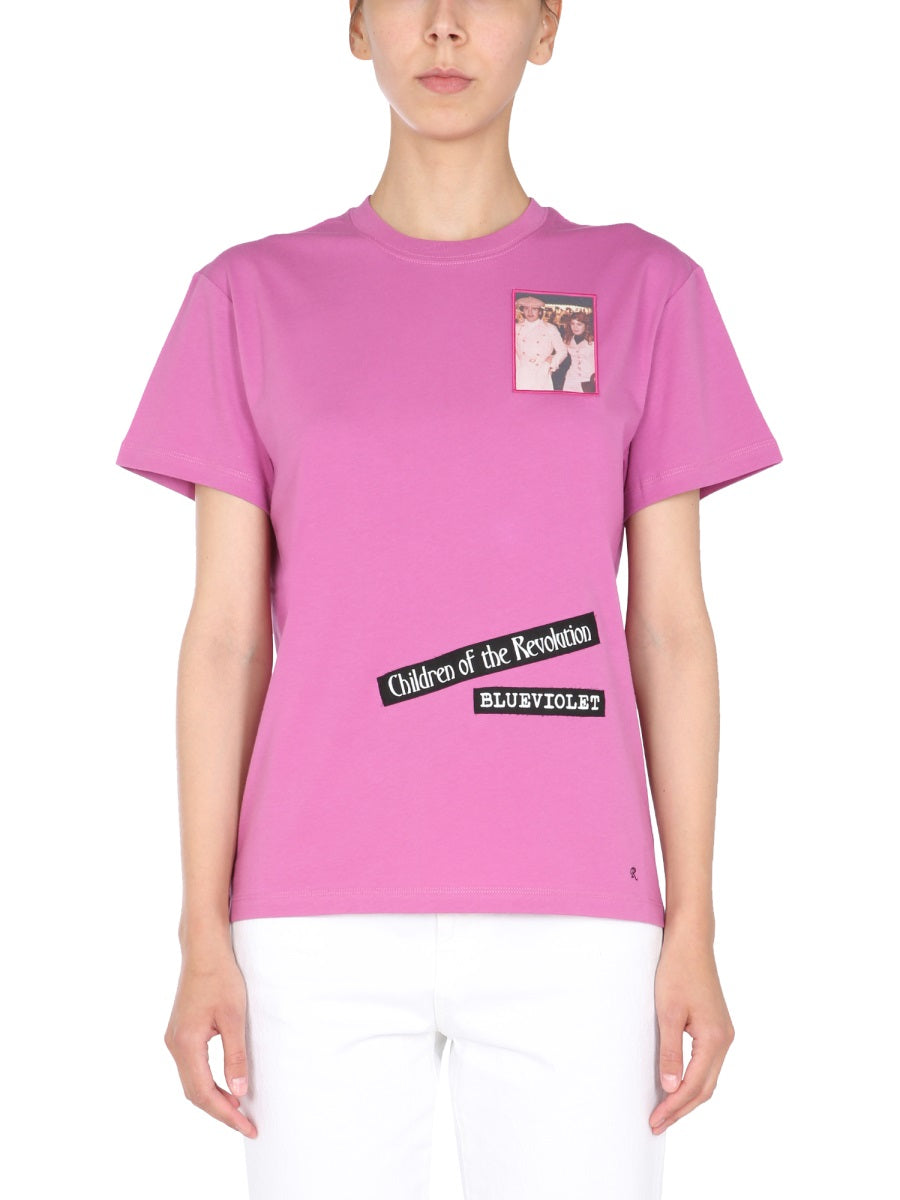 Raf Simons Women Crew Neck T-Shirt RAF SIMONS
