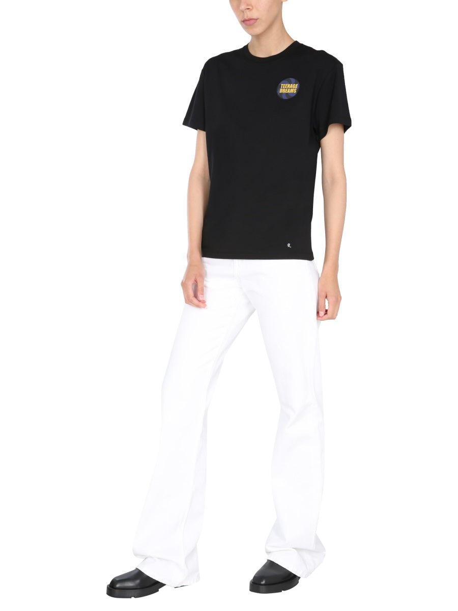 Raf Simons Women Crew Neck T-Shirt RAF SIMONS