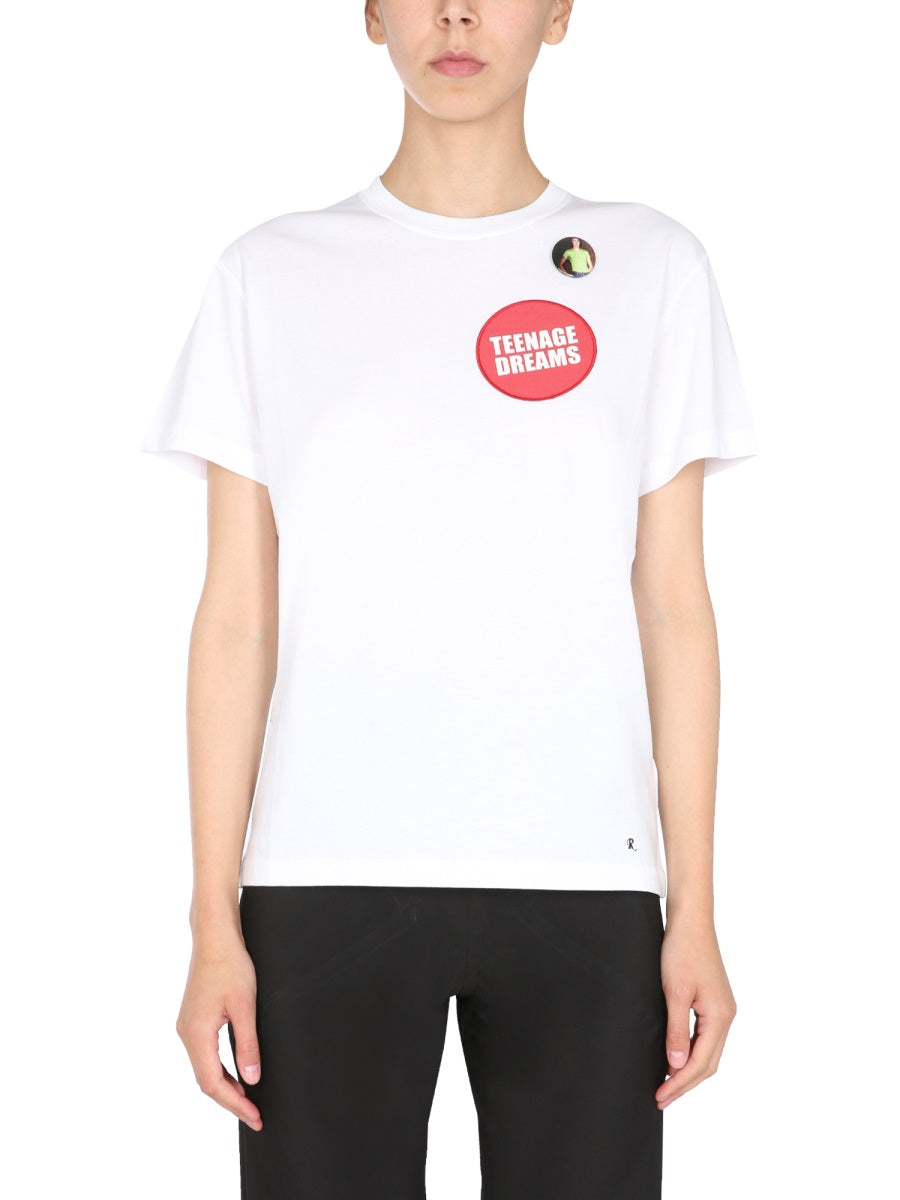 Raf Simons Women Crew Neck T-Shirt RAF SIMONS