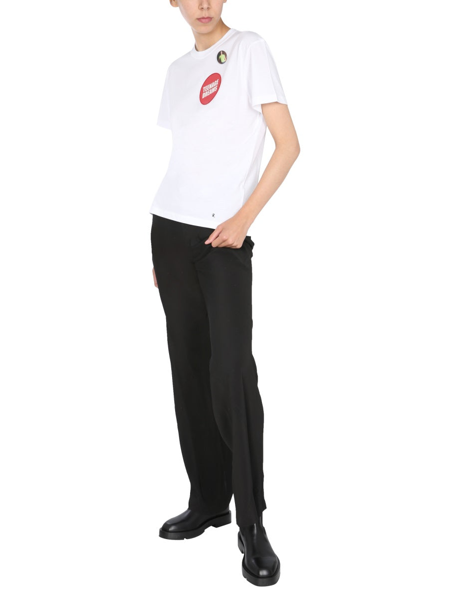 Raf Simons Women Crew Neck T-Shirt RAF SIMONS