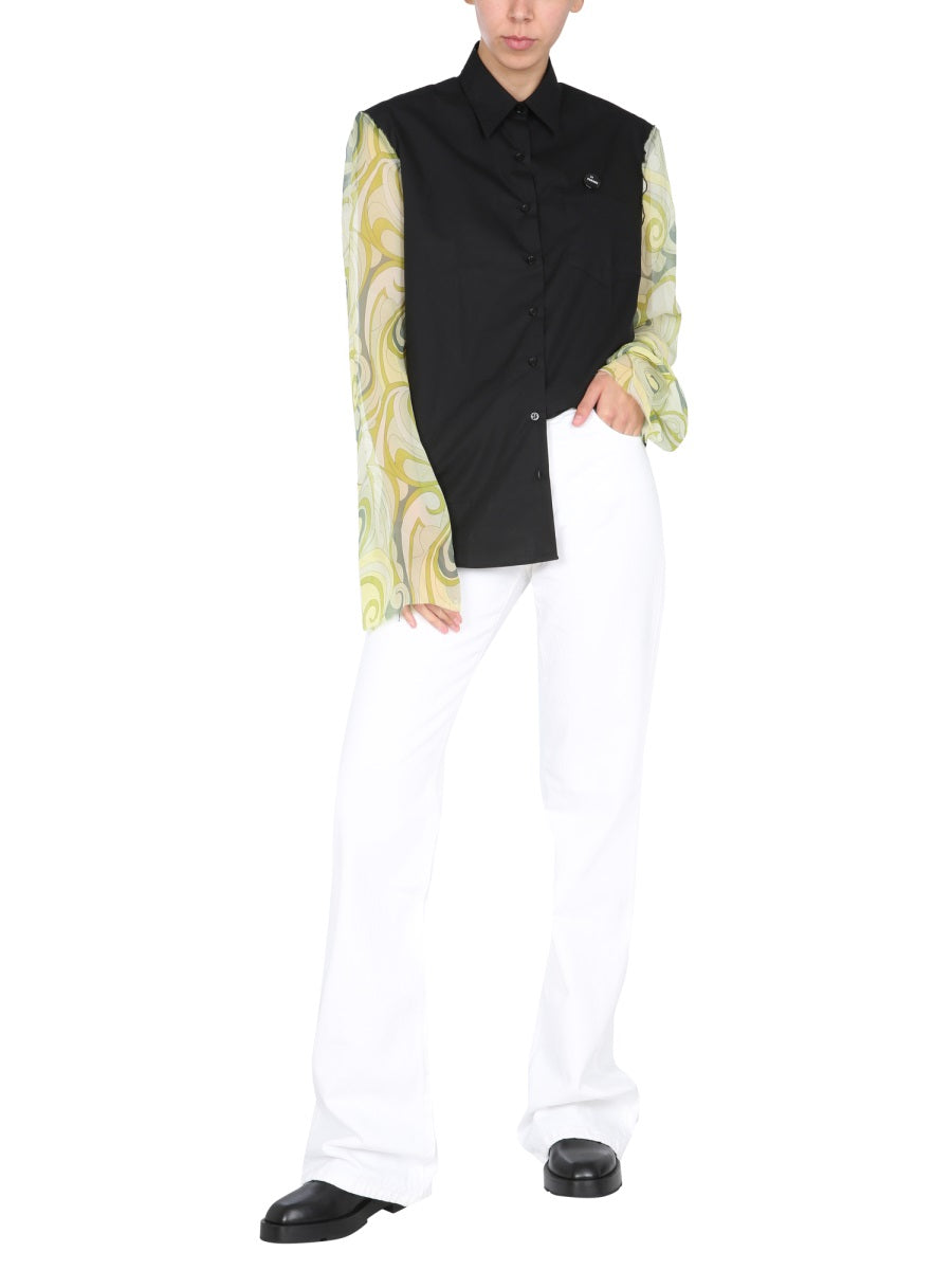 Raf Simons Women Flared Jeans