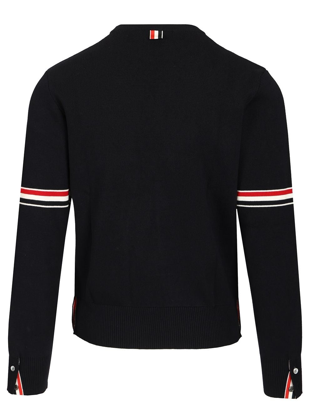 Thom Browne Men Milano Stitch Crew Neck Sweater THOM BROWNE