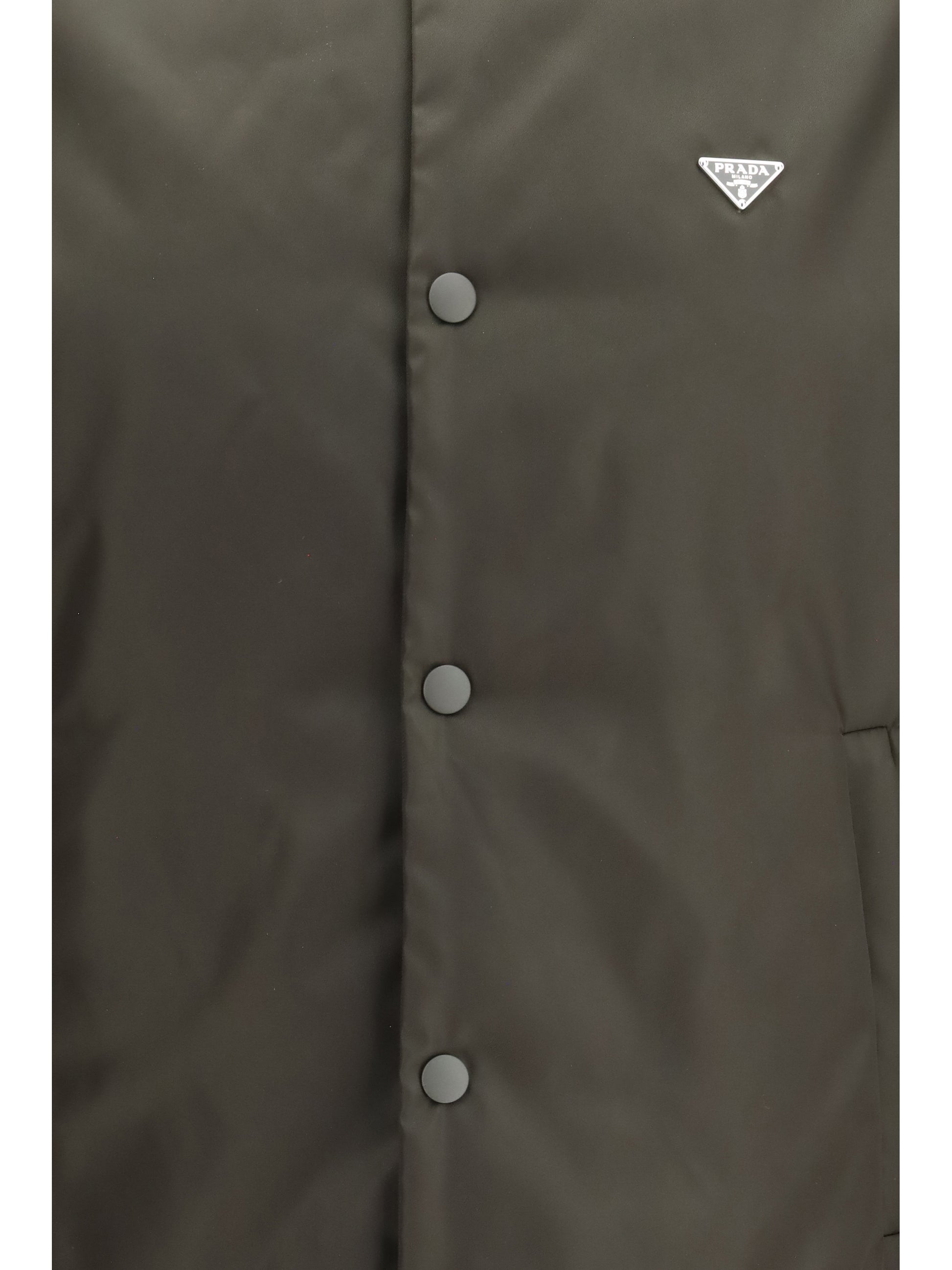 Prada Men Nylon Bomber Jacket PRADA
