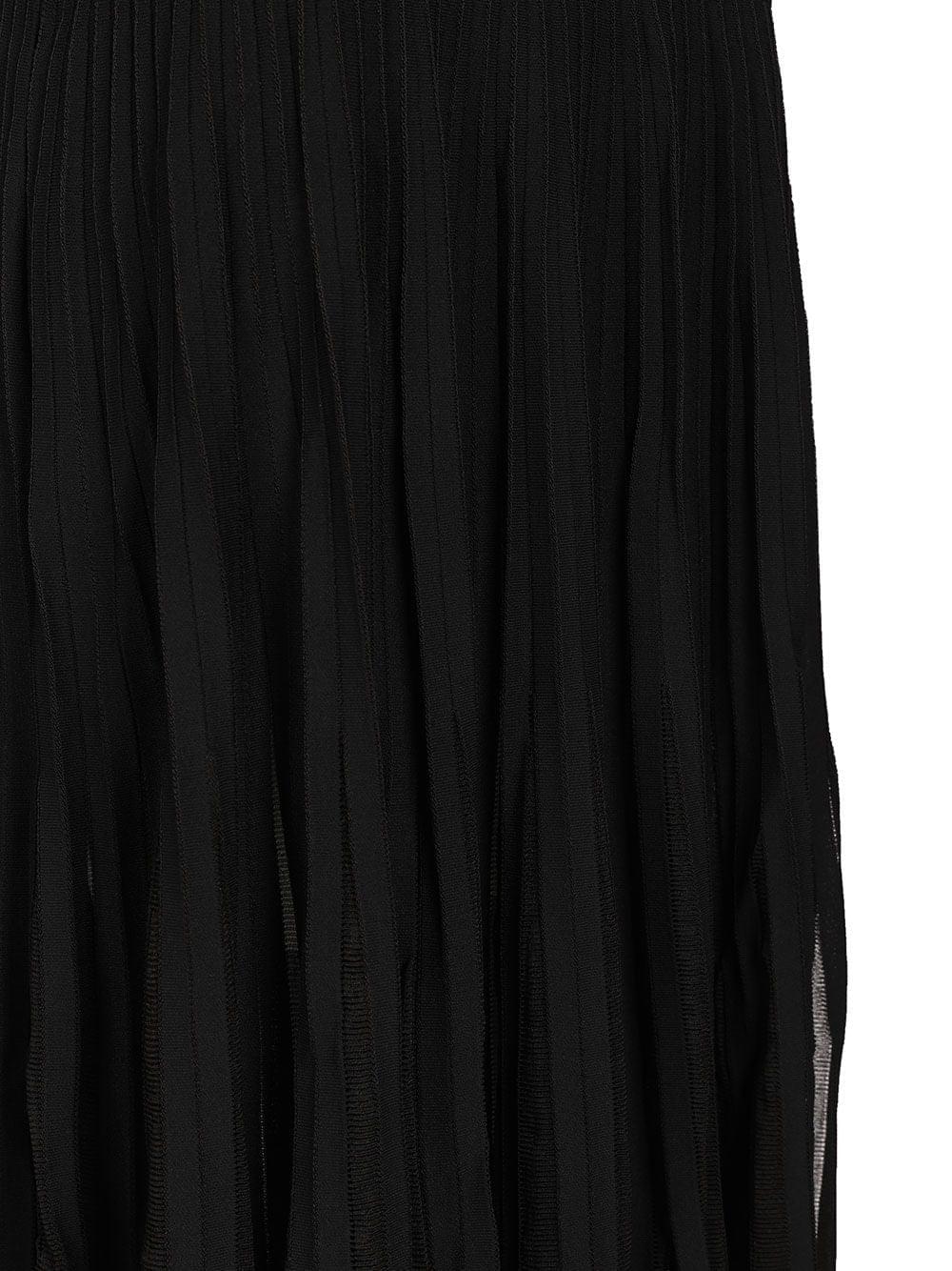 Alaïa Women Pleated Sheer Dress ALAIA