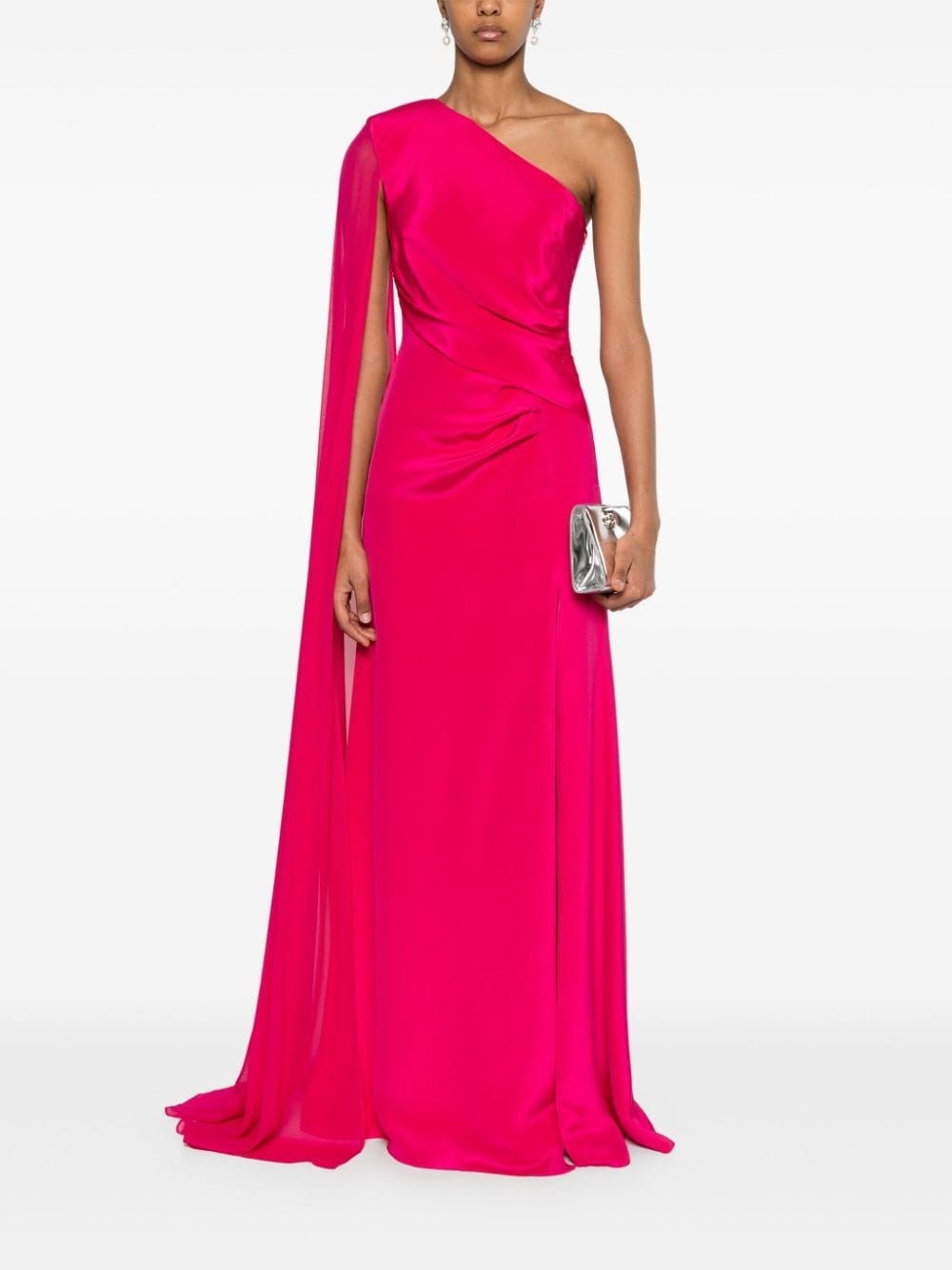 Roland Mouret Women Asymmetrical Silk Dress ROLAND MOURET